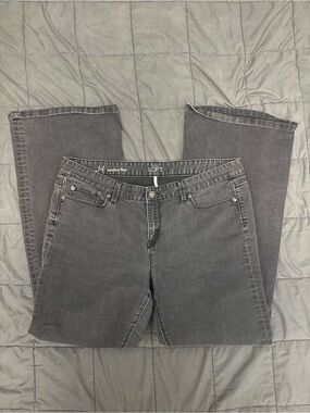 LOFT grey flare jeans Size 14 #flare #denim